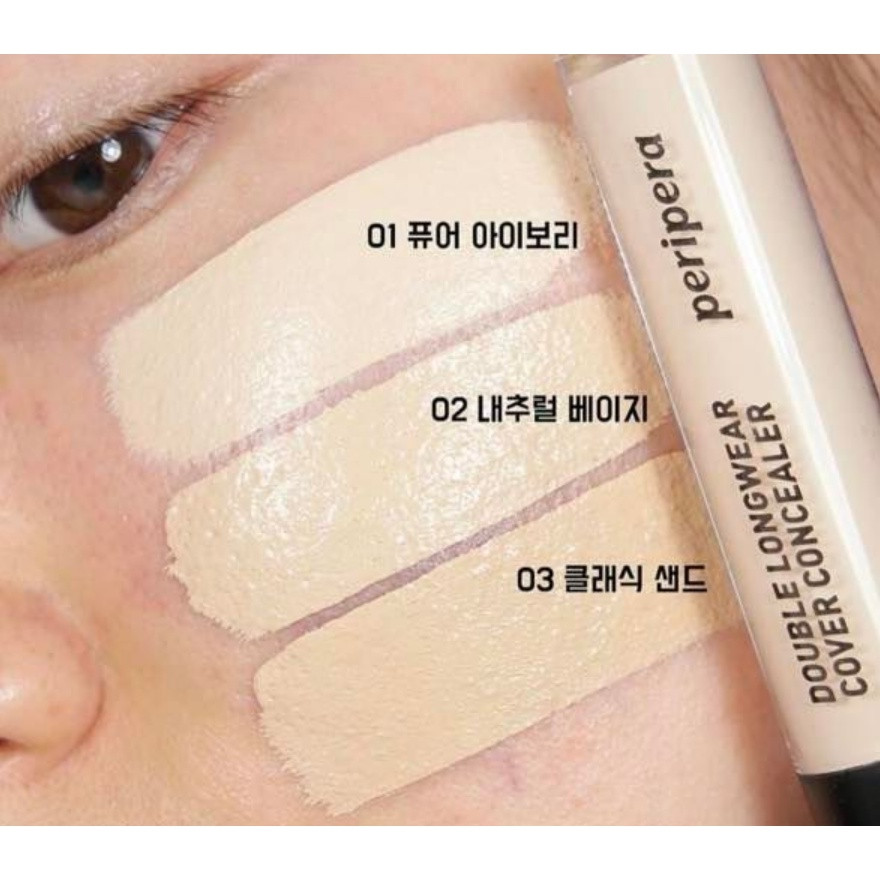 Kem Che Khuyết Điểm Ink peripera Double Longwear