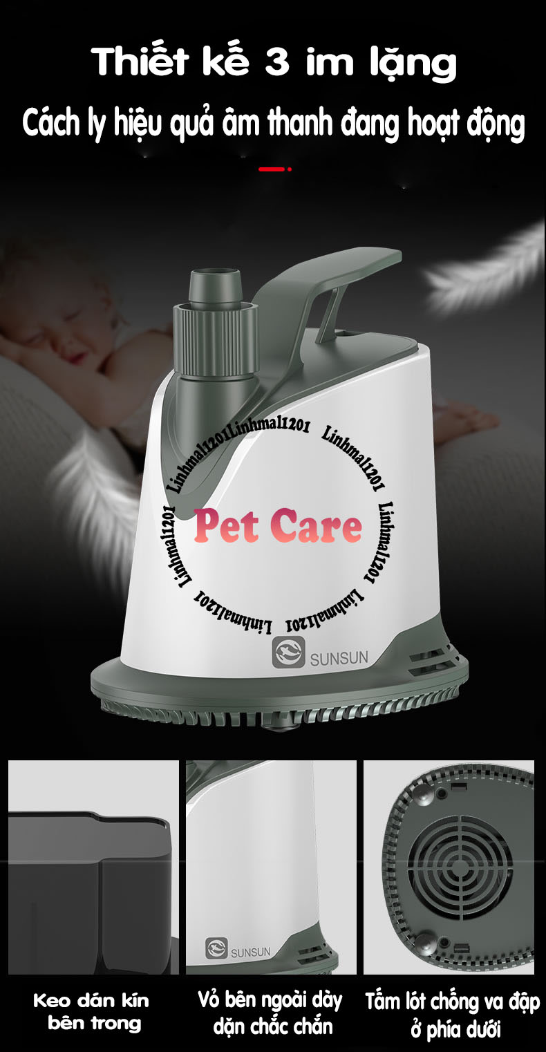 Máy bơm chìm hút đáy bể cá XGP nội địa cao cấp