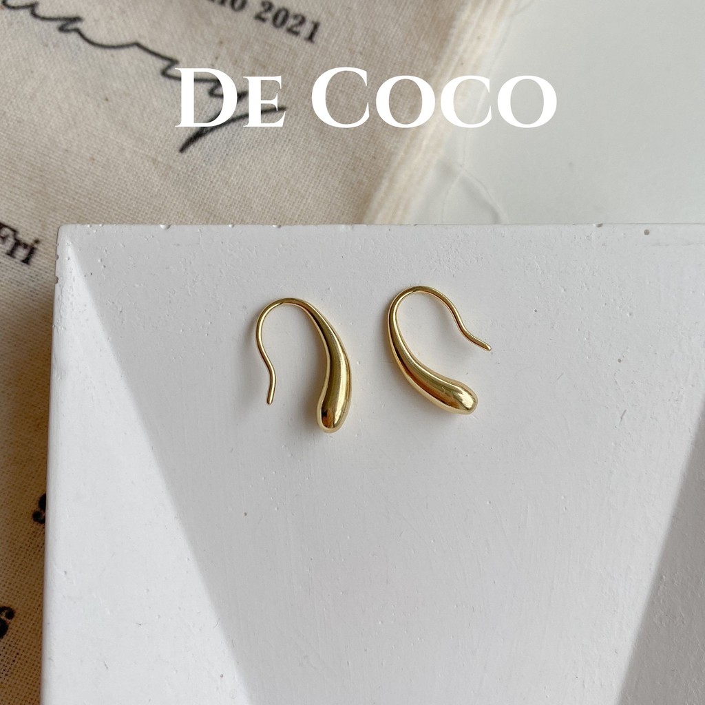 Khuyên tai hợp kim the hook De Coco decoco.accessories