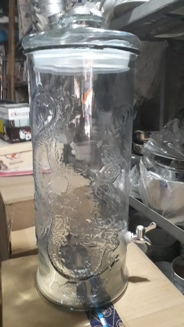 25 liter glass bottle