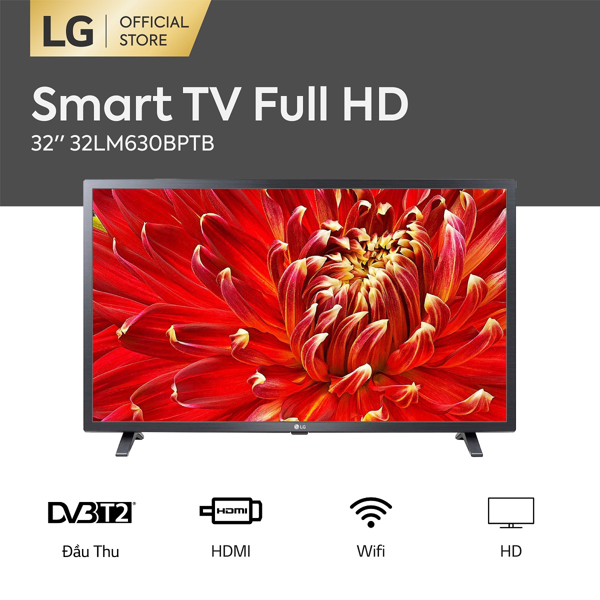 [ CHÍNH HÃNG] Smart TV LG 32inch HD - Kết nối không dây với điện thoại, máy tính bảng|ProductId:455