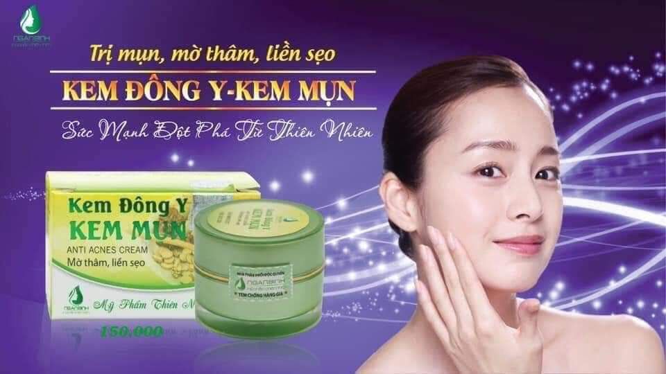 Kem mụn đông y