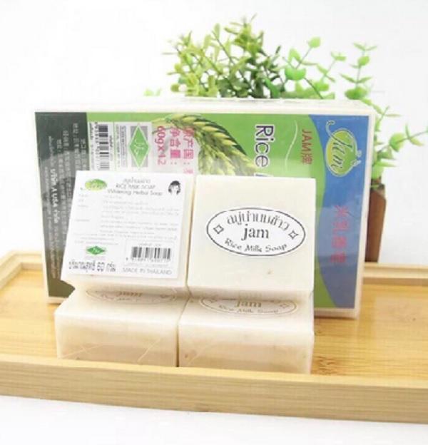 [HCM]Xà phòng tắm chiết xuất gạo - sữa 60gr từ Thái Lan