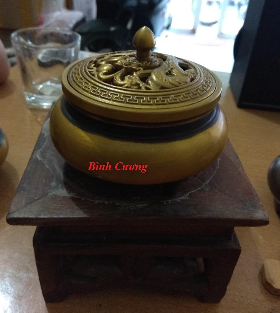 Lư xông trầm đồng nguyên chất