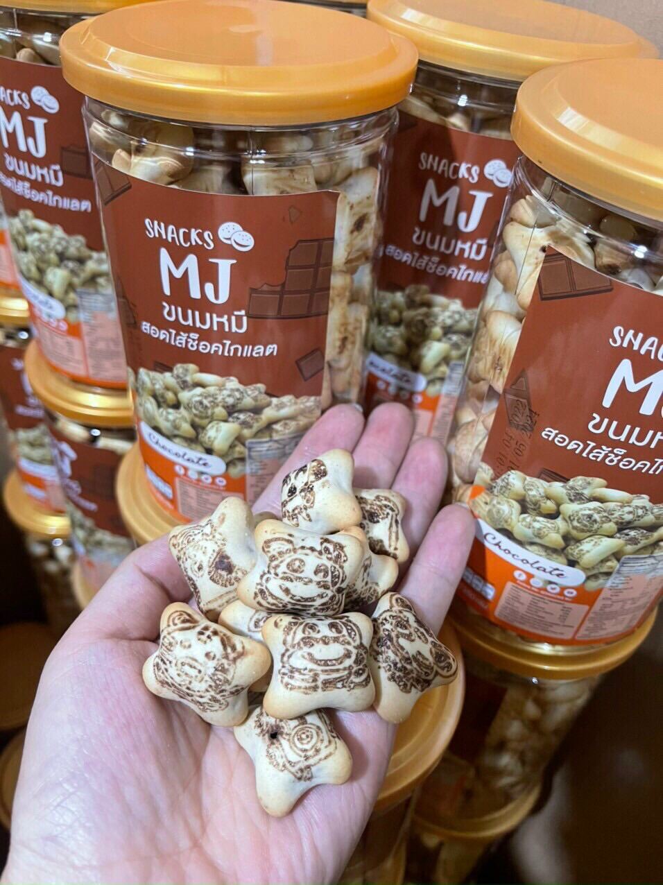 Bánh Gấu Nhân Socola MJ Thái Lan 250g