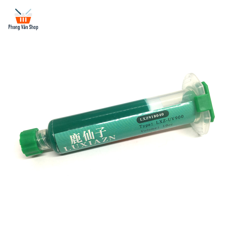 Keo UV xanh - phủ mạch PCB - Sơn xanh cách điện