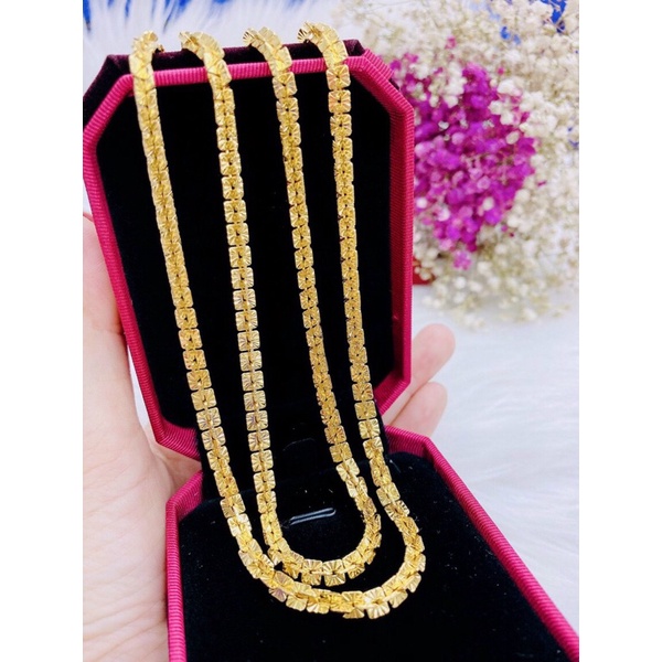 Dây chuyền nam nữ siêu sáng bền màu mạ vàng 18k trang sức giá sỉ Kami