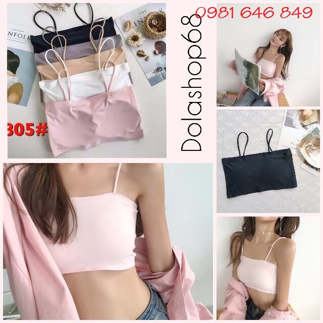 Bra Đúc Su Quây 2 Dây Mát Lạnh M8881