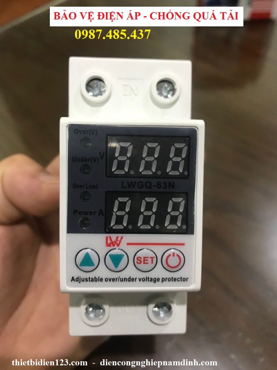Bảo vệ mất pha trung tính 1 PHA 220V