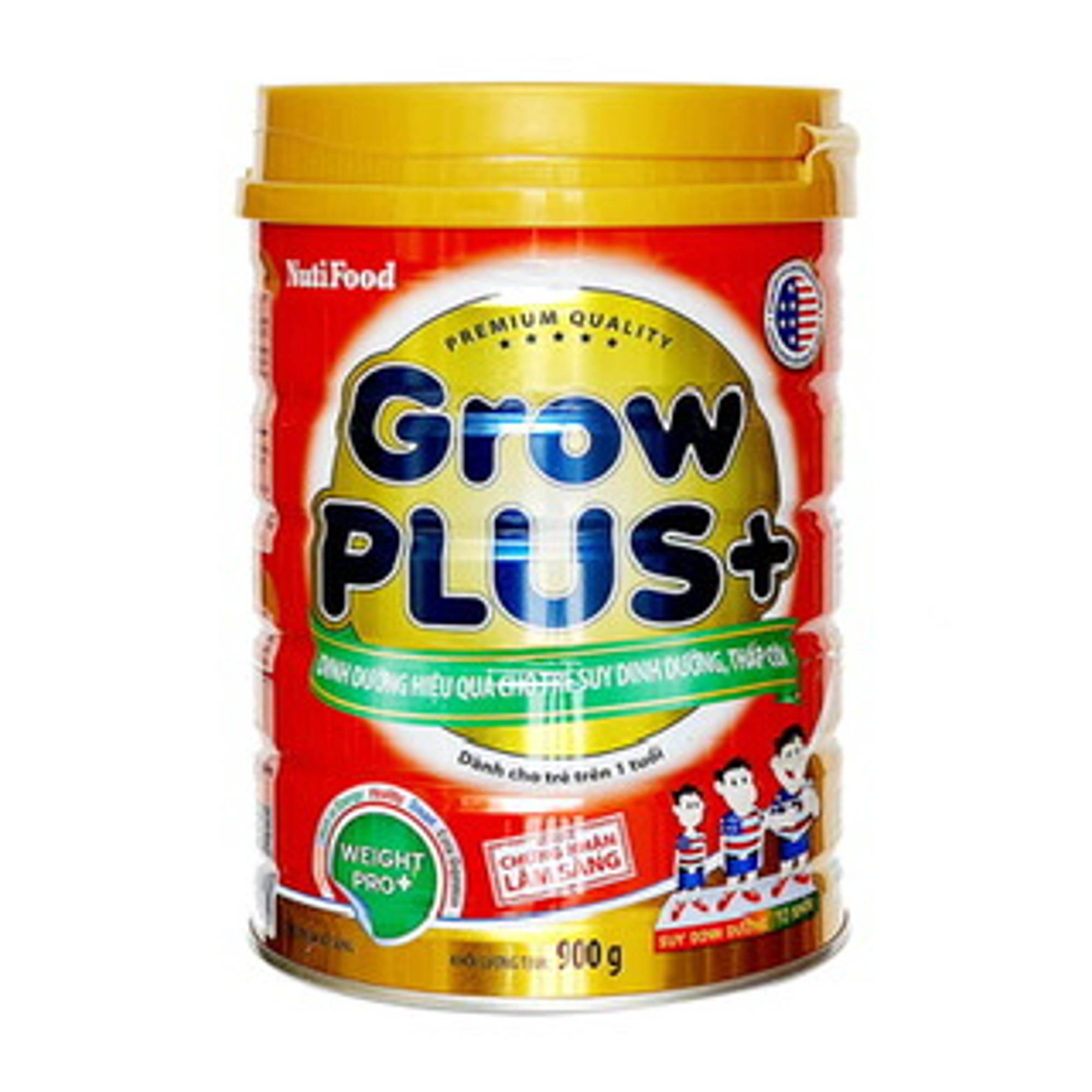 Sữa bột Grow Plus+ lon 900g cho bé