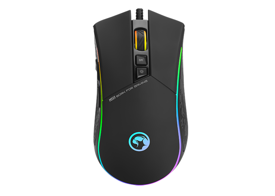 Mouse Marvo M513 đen Led(USB)