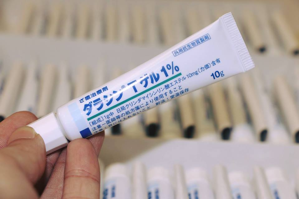  Kem Ngừa Mụn gentacin  d a l a  c i n  T ɡel 1% Nhật Bản - gentacin Nội địa Nhật 