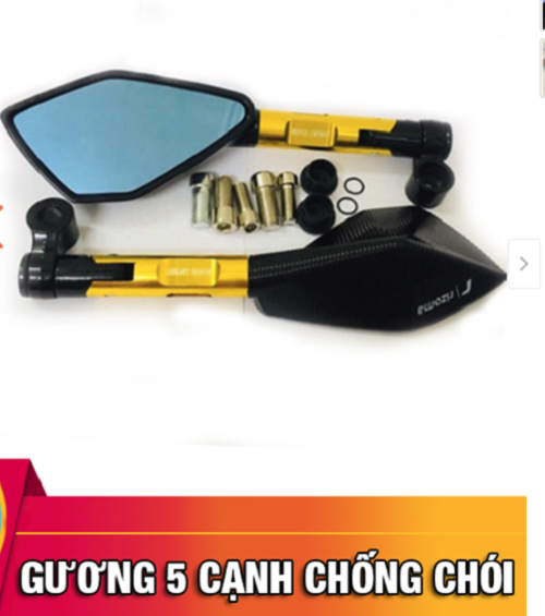 1 Kính búa 5 cạnh rizoma bên trái Vindecal BD