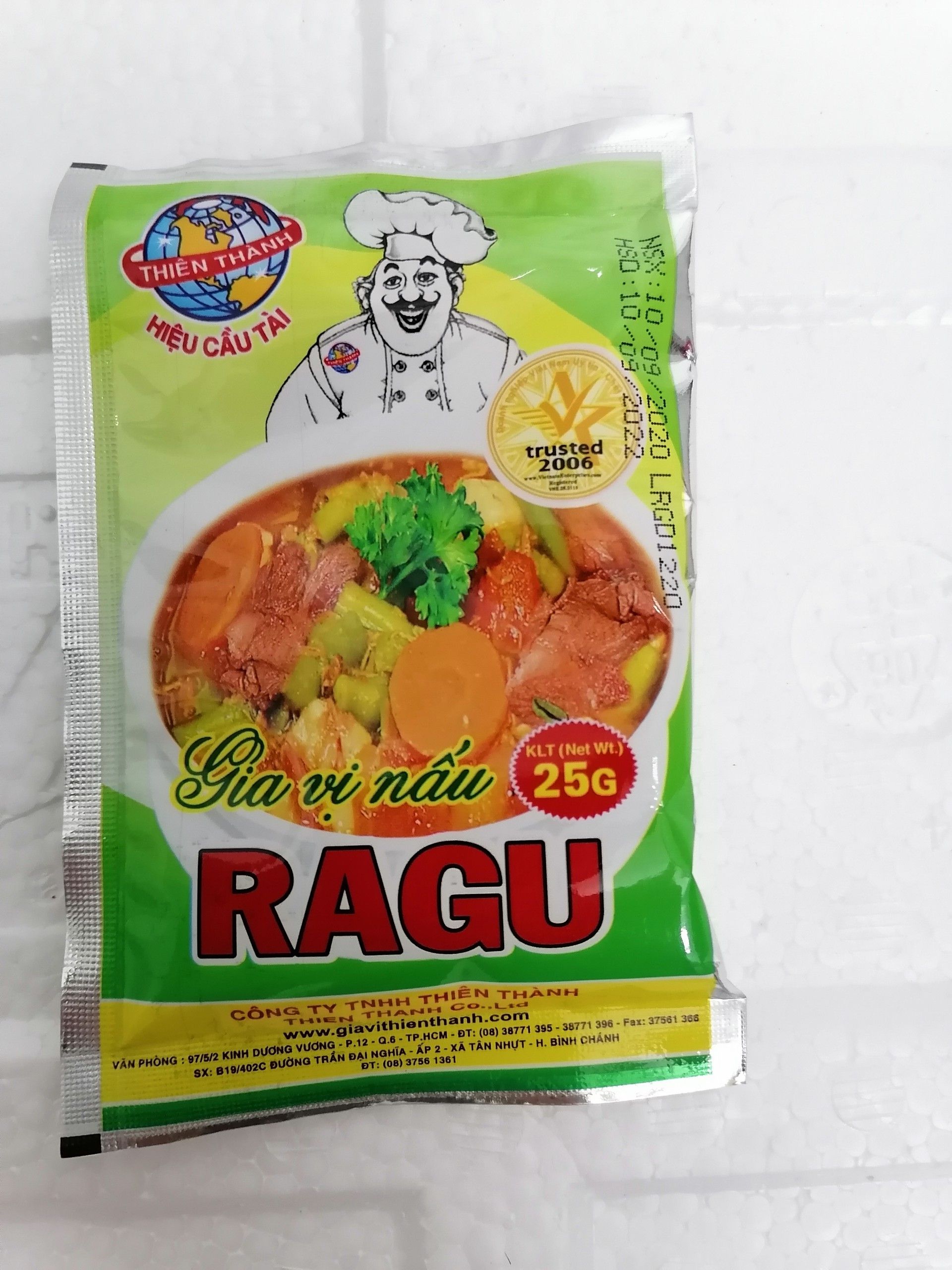 Bột gia vị nấu ragu thiên thành ragu soup powder