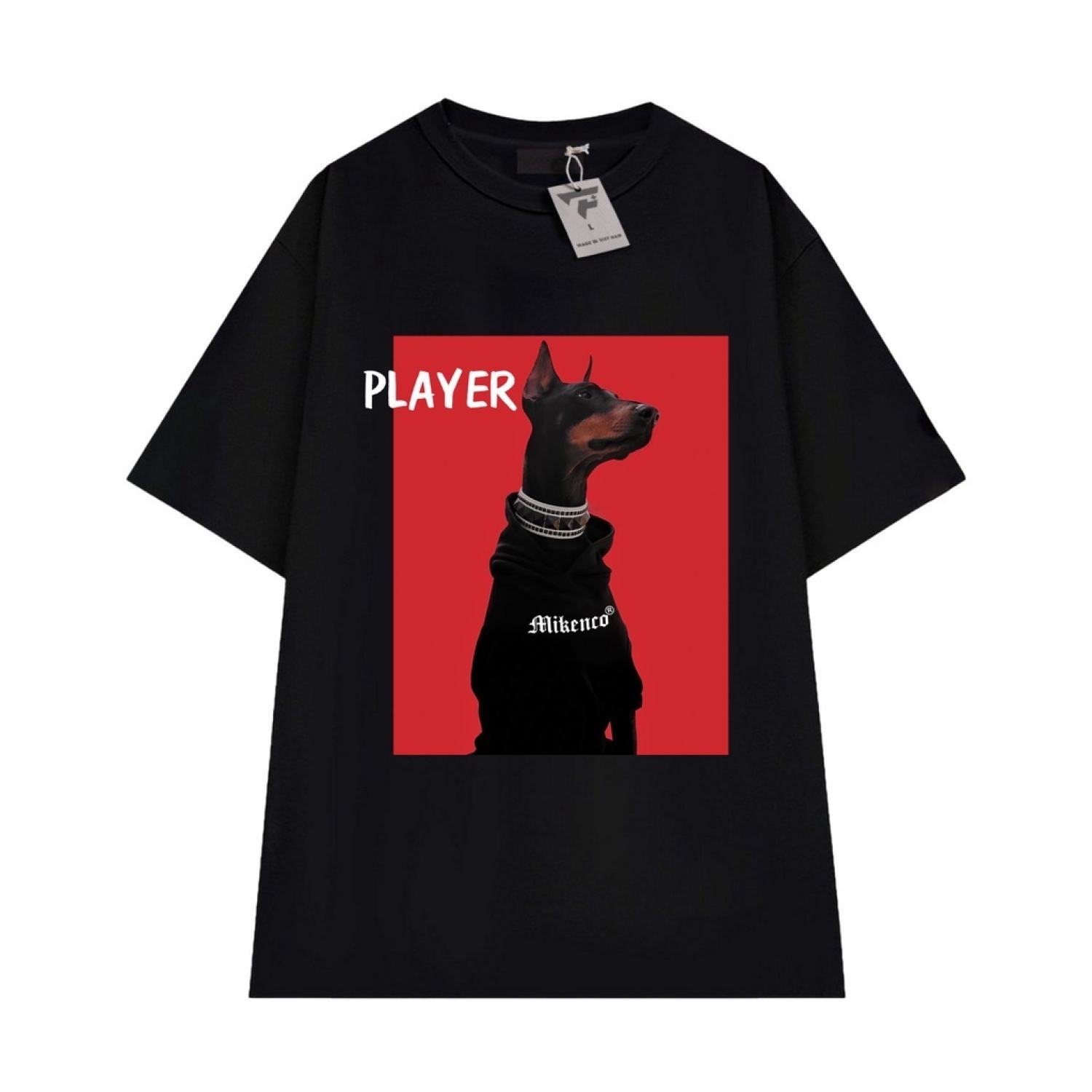 Áo phông tay lỡ Mikenco chó Play.er siêu hot