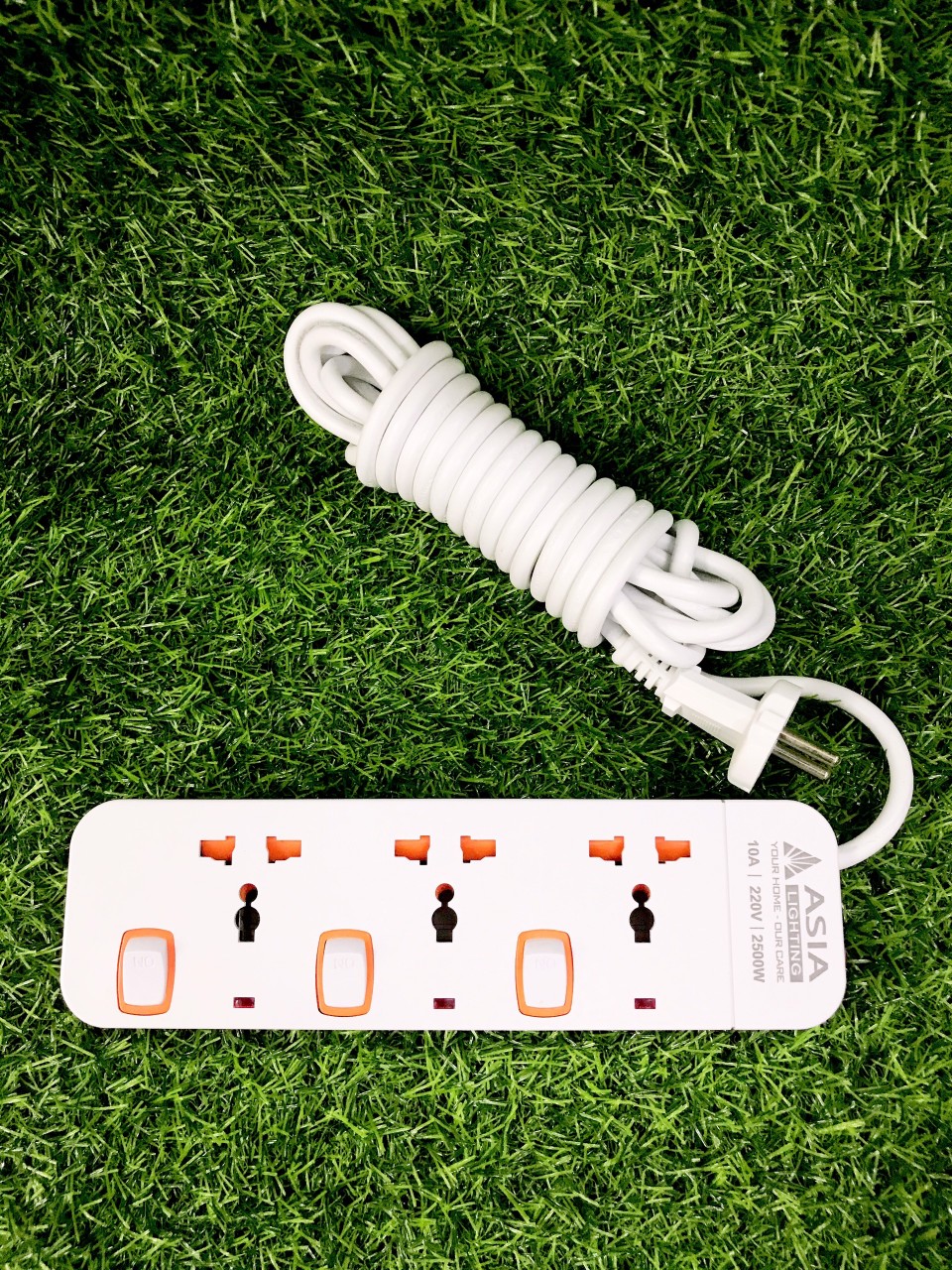 Ổ cắm đa năng 3 ổ liền dây 3m- asia