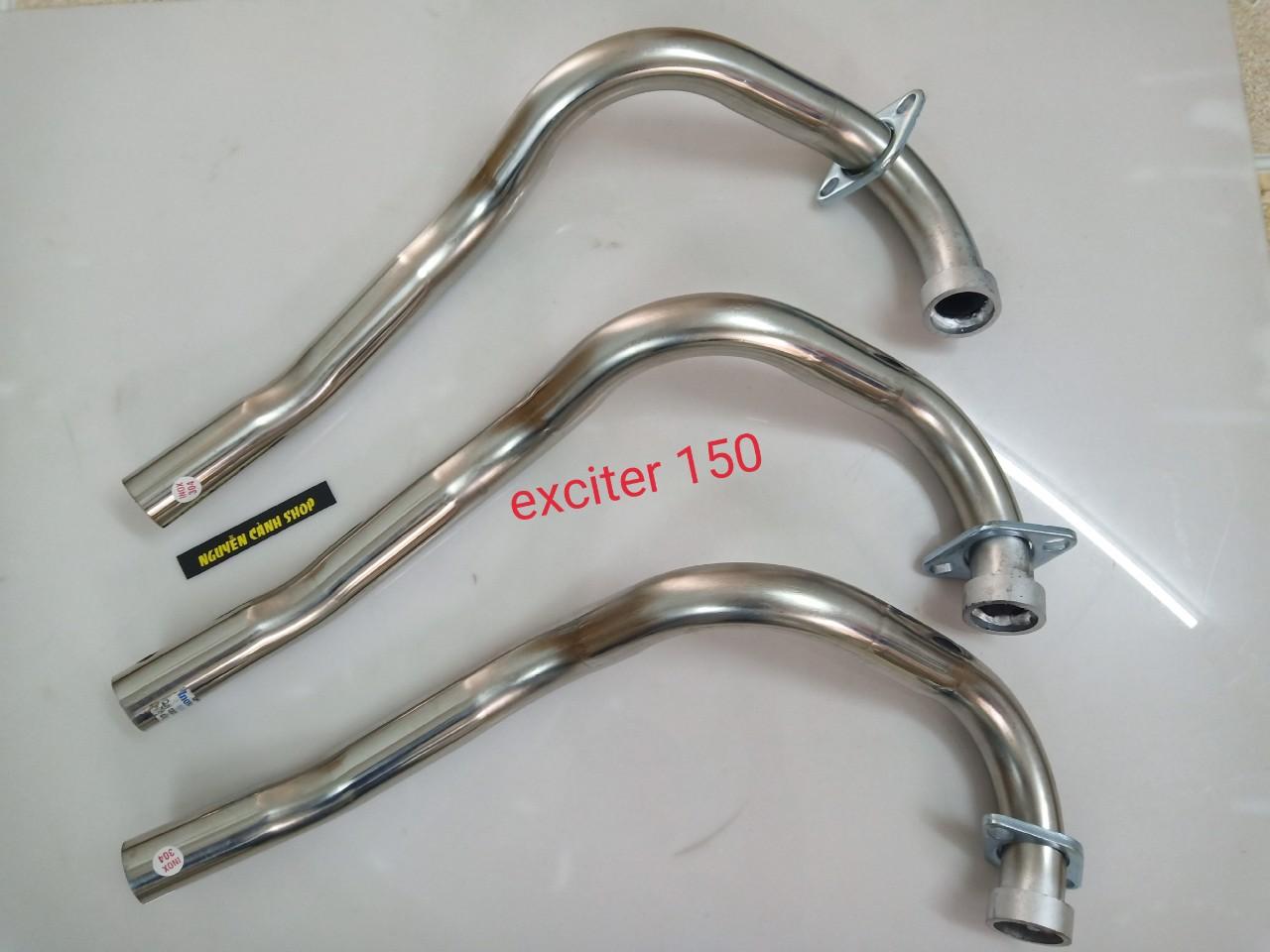 cổ pô exciter 150 inox 304 phi 32mm