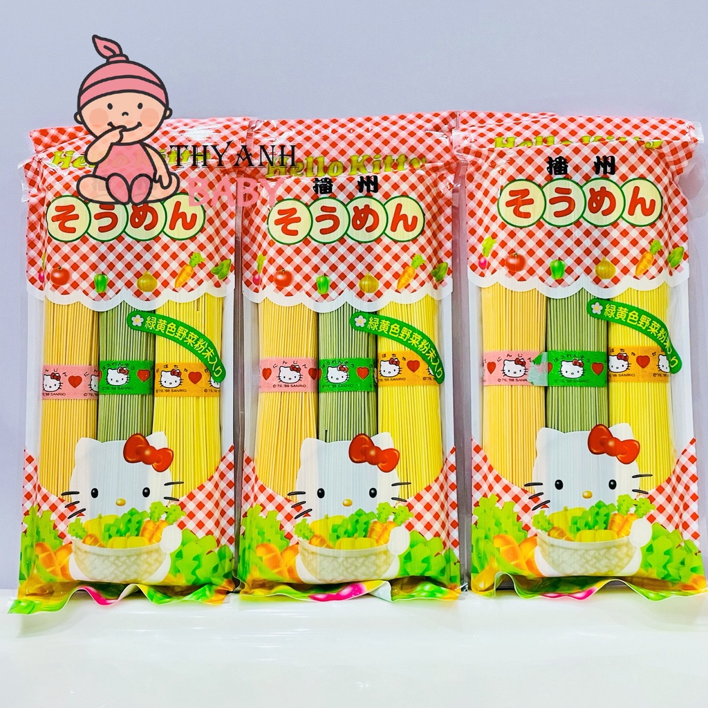 Mì Somen Rau Củ Hello Kitty 300g Nhật Bản