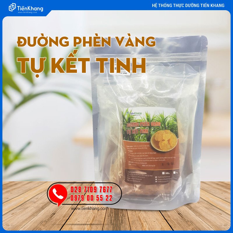 Đường Phèn Vàng Tự Kết Tinh