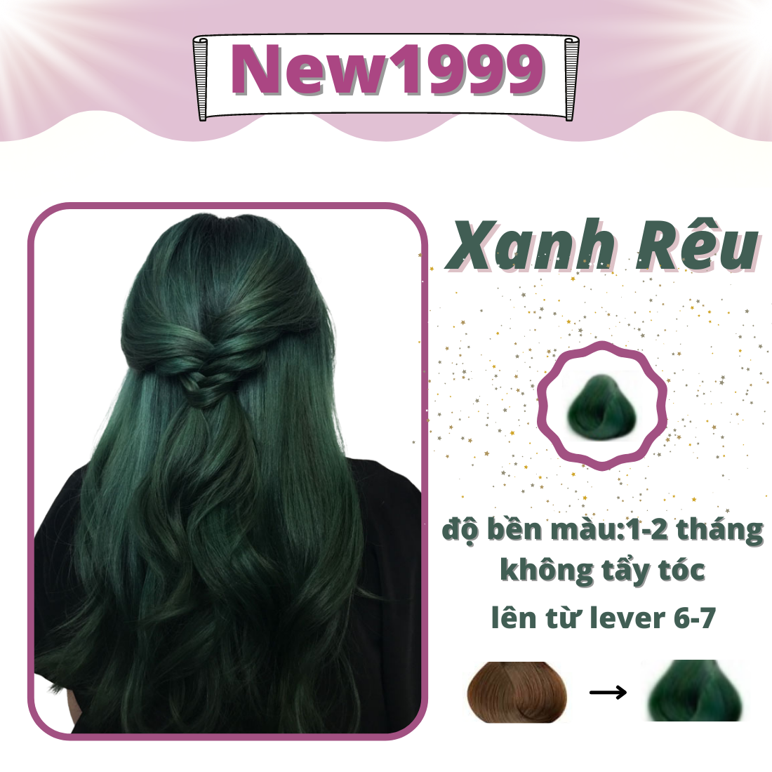 Thuốc nhuộm tóc màu NÂU MATCHA không tẩy | Bee haircolor, Beehaircolor |  Shopee Việt Nam