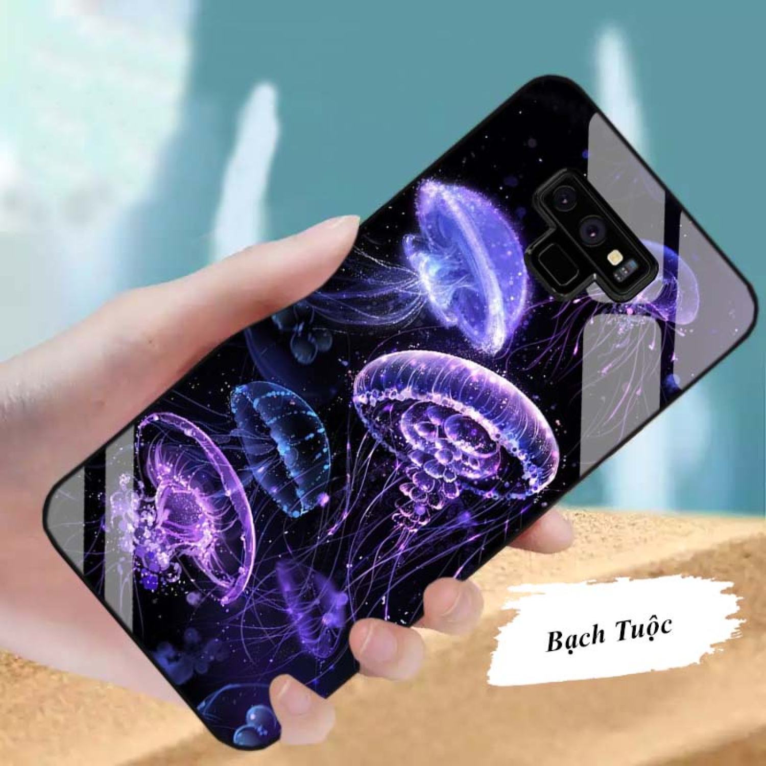 Ốp SAMSUNG NOTE 9 Lưng Kính Cường Lực Cao Cấp Mới ƞhất