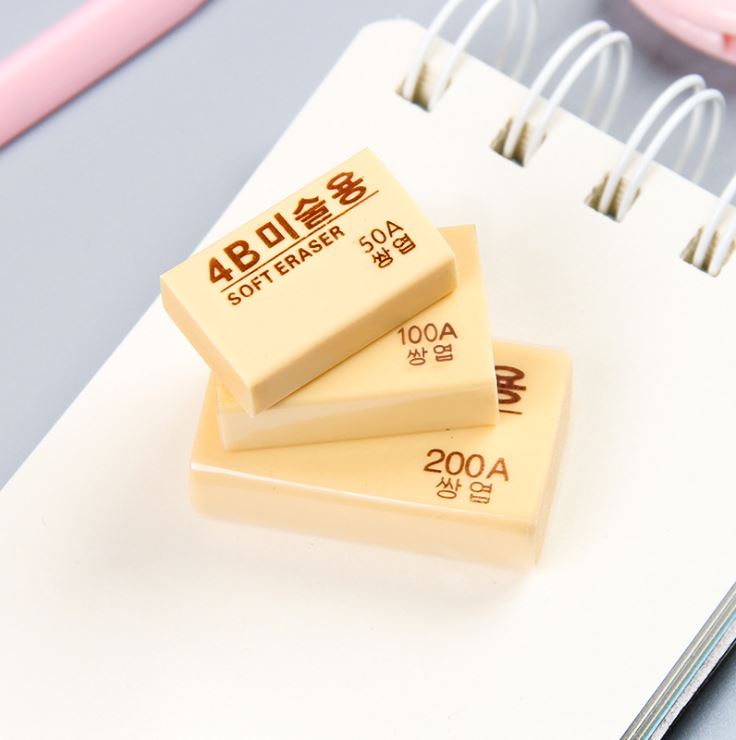 Gôm tẩy 4b hàn quốc h132