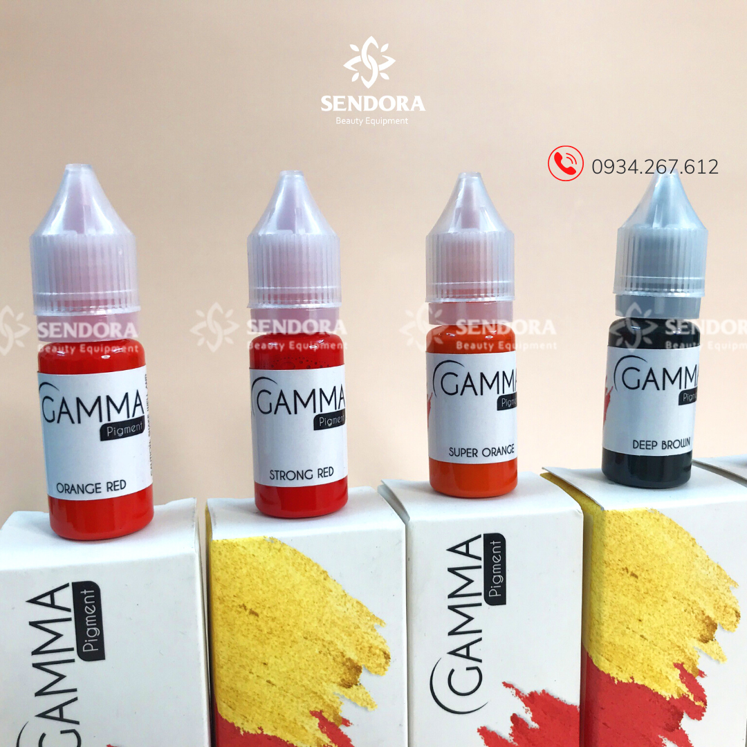 [HCM]Mực phun mày Gamma – Deep Brown (chính hãng Đài Loan -10ml)