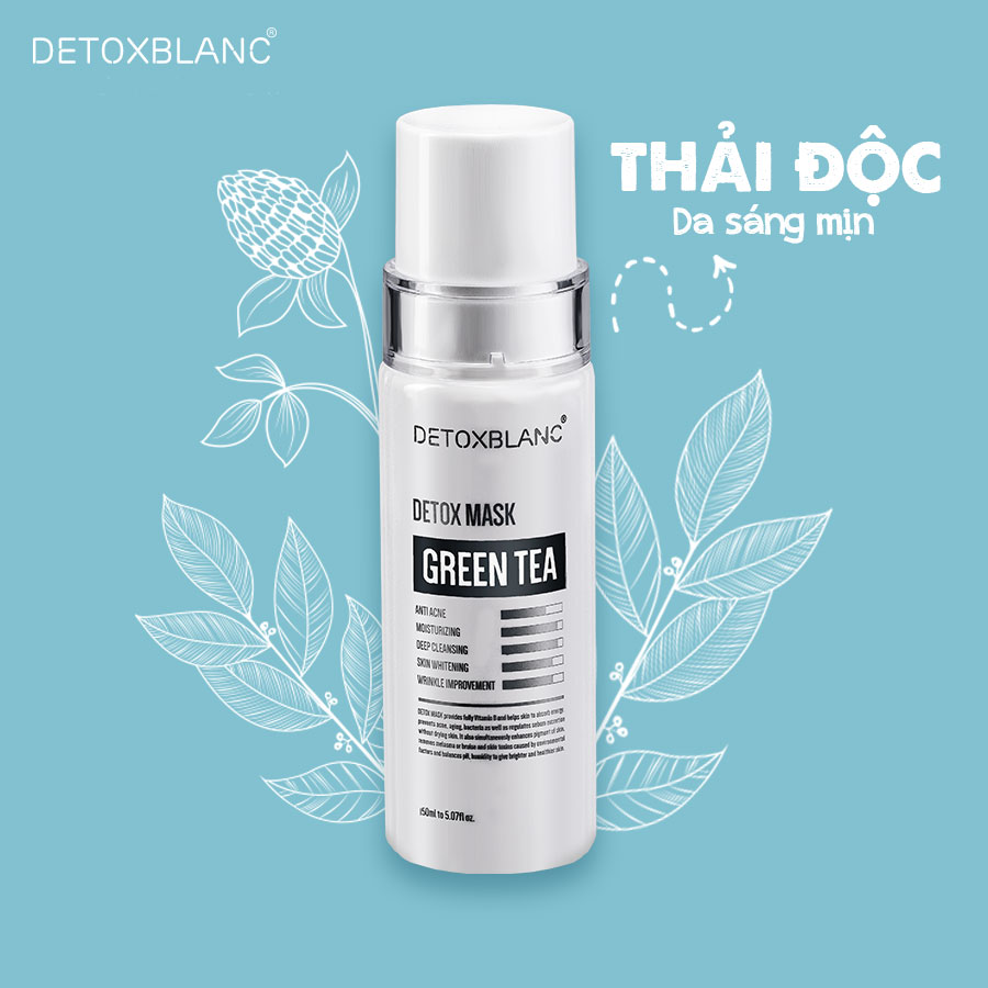 Mặt nạ sủi bọt thải độc trắng da Detox BlanC Mask 150ml
