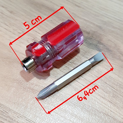 Combo 2 Tua Vít Mini 2 Đầu 7.5CM Tua Vít Ngắn Dùng Mở Nhiều Thiết Bị Chi Tiết Vị Trí Hẹp