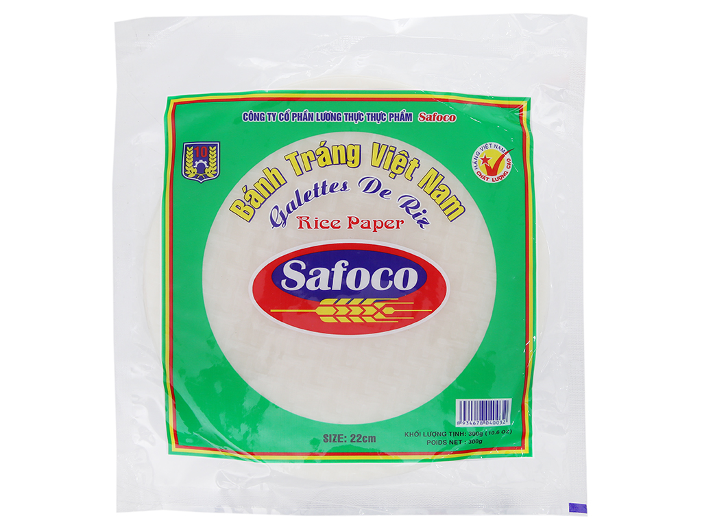 Bánh Tráng Safoco size 22cm 300 gr