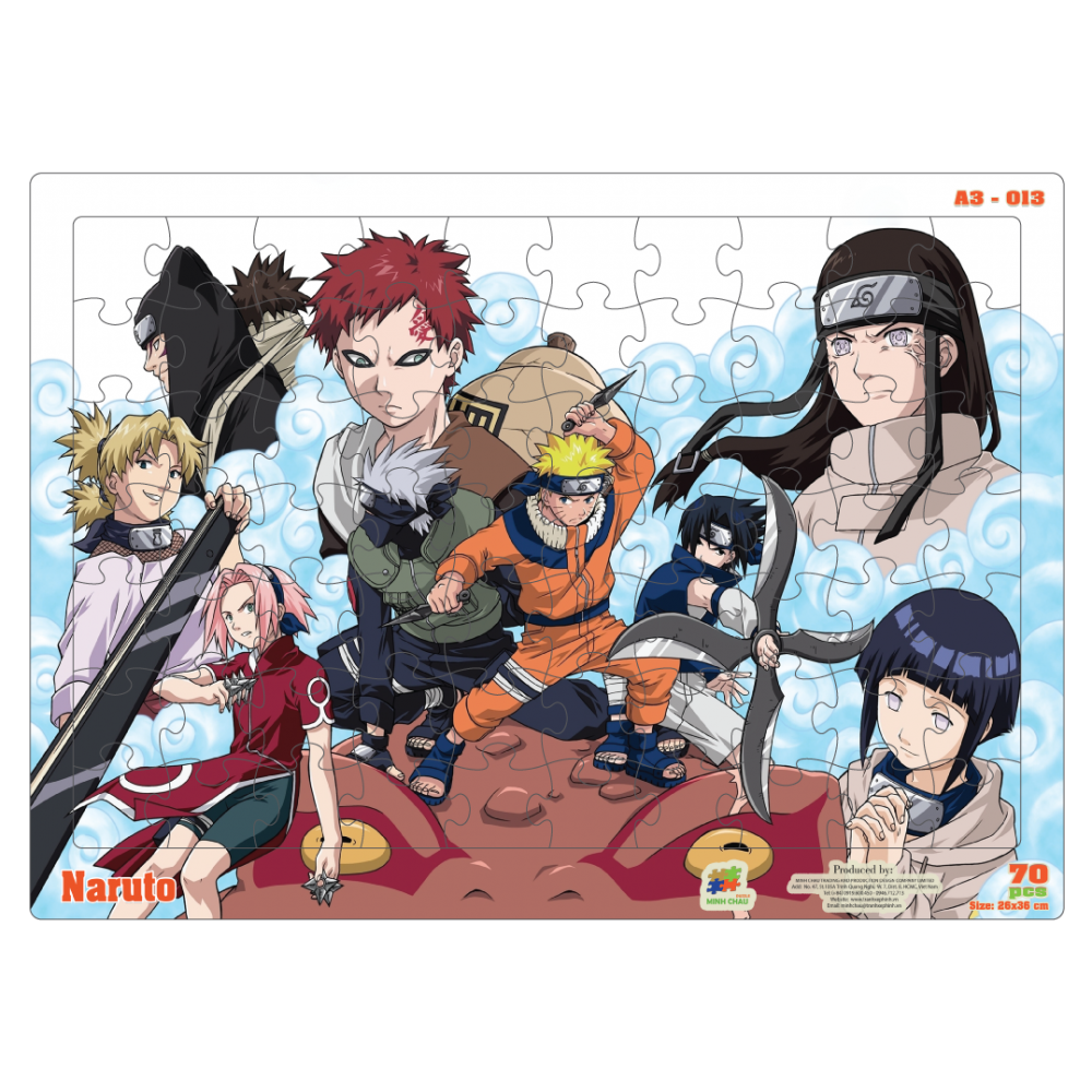 Bộ tranh xếp hình 70 mảnh - NARUTO
