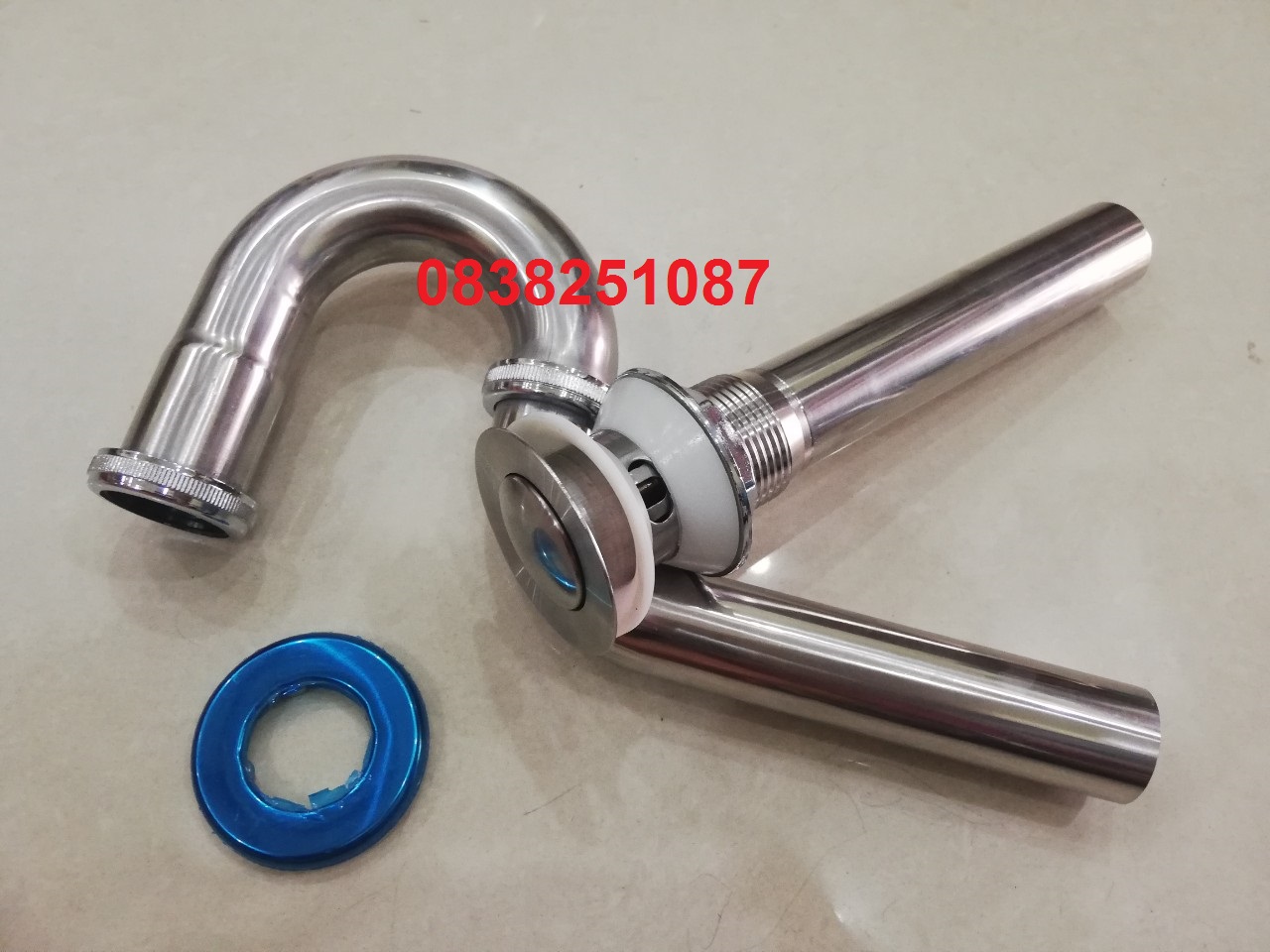 [HCM]Xả nhấn lavabo inox bộ xả lavabo cao cấp
