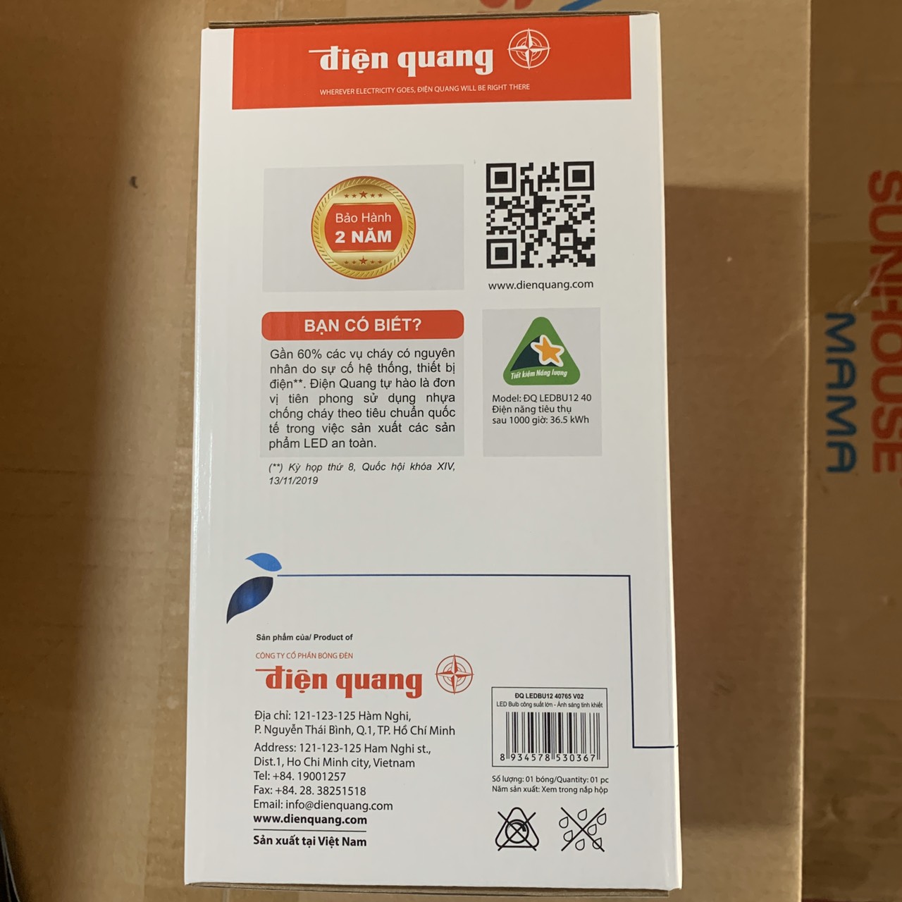 Đèn led bulb Điện Quang 40W