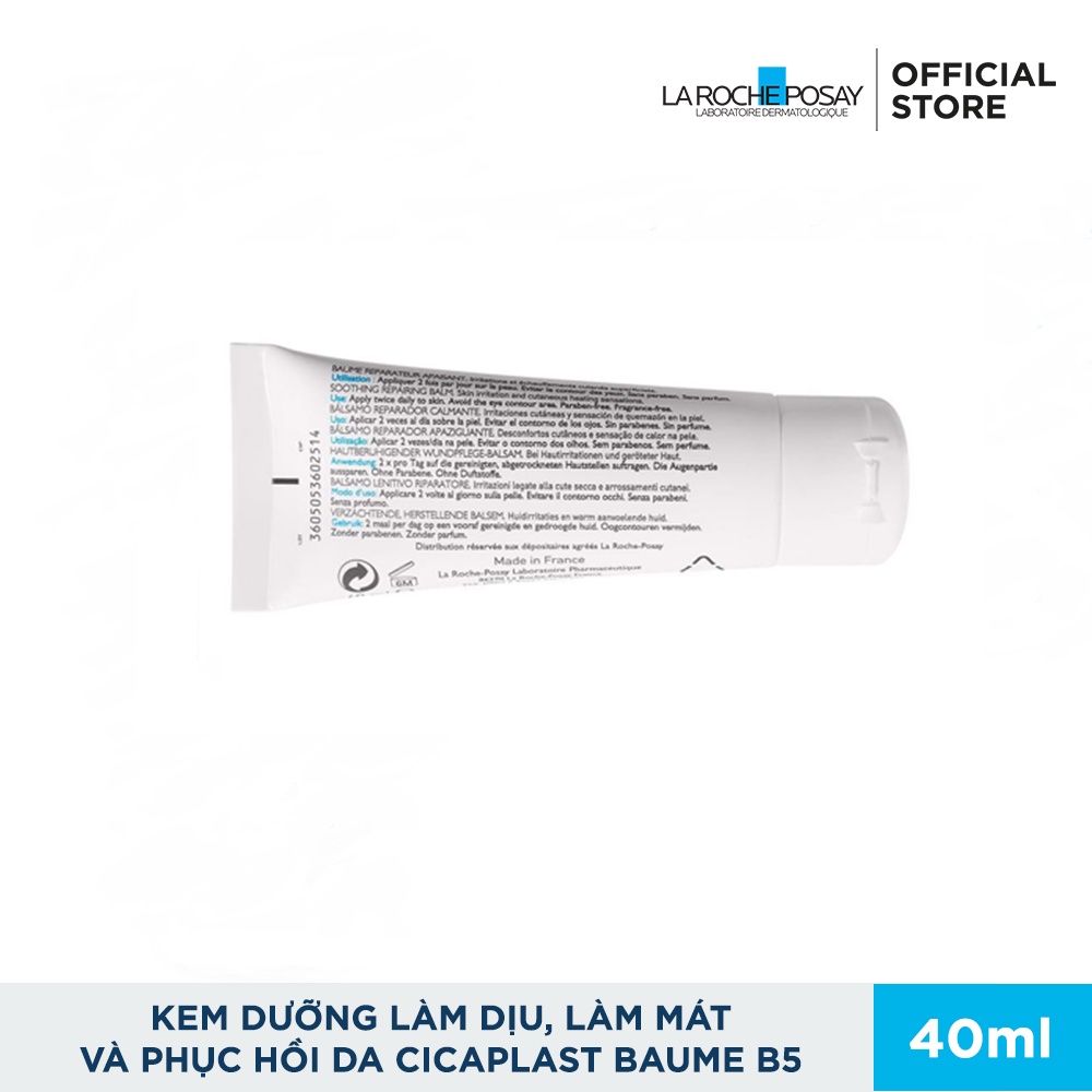 [Hàng Pháp] Kem dưỡng LaRoche Posay Cicaplast Baume B5