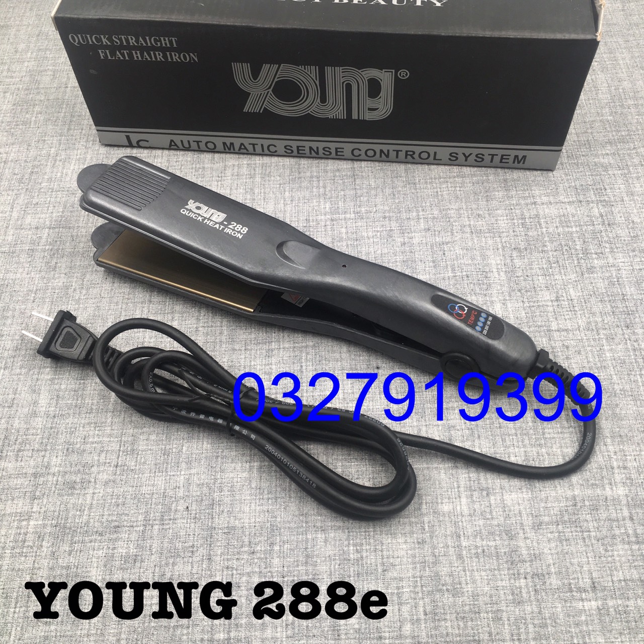 Young Máy Duỗi Tóc Cao Cấp YOUNG 288e, Chức Năng Đa Dạng, Bề Mặt Ceremic Chống Dính, Tiết Kiệm Điện, Bảo Hành 03 Tháng, Sản Phẩm Chuẩn Như Hình