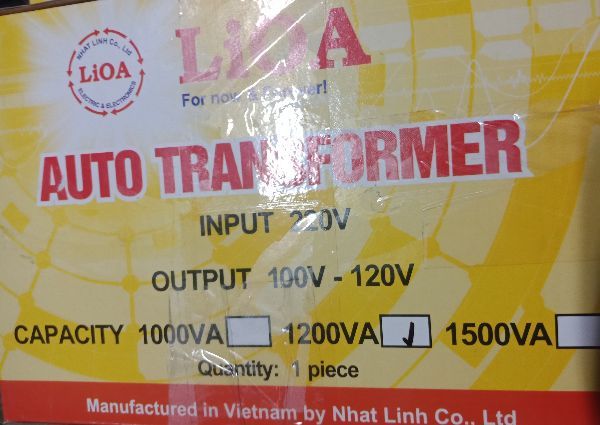 [HCM]Biến áp đổi nguồn 1200VA - 1000VA Lioa