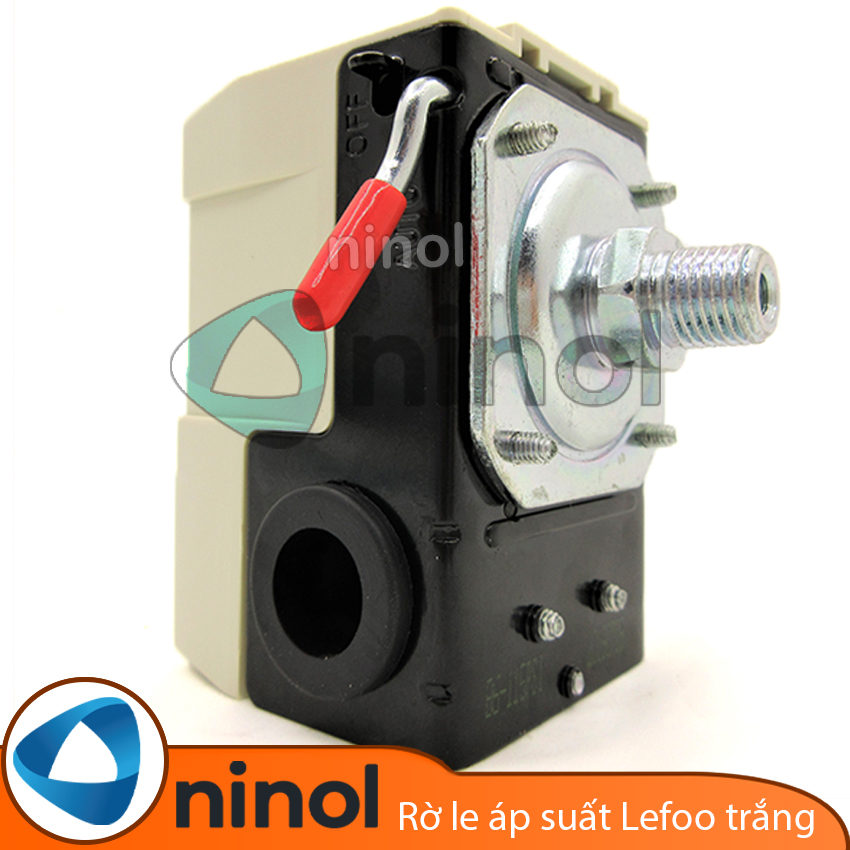 Rơ le áp suất máy nén khí Lefoo trắng