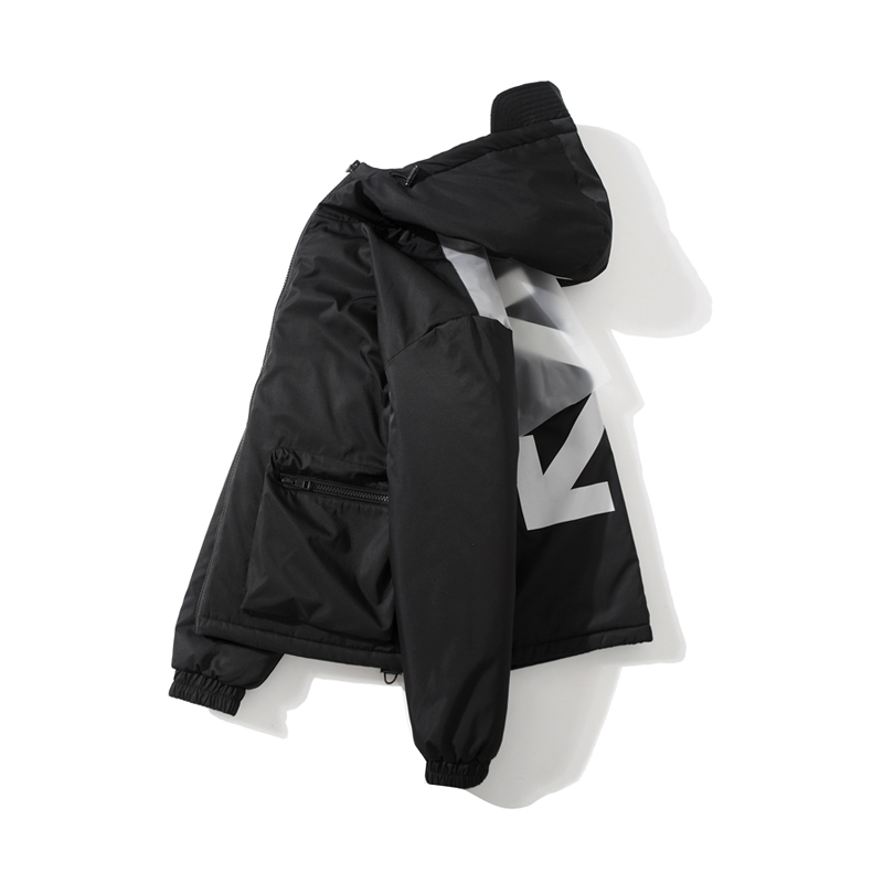 Off White 3M reflection thickened padded jacket