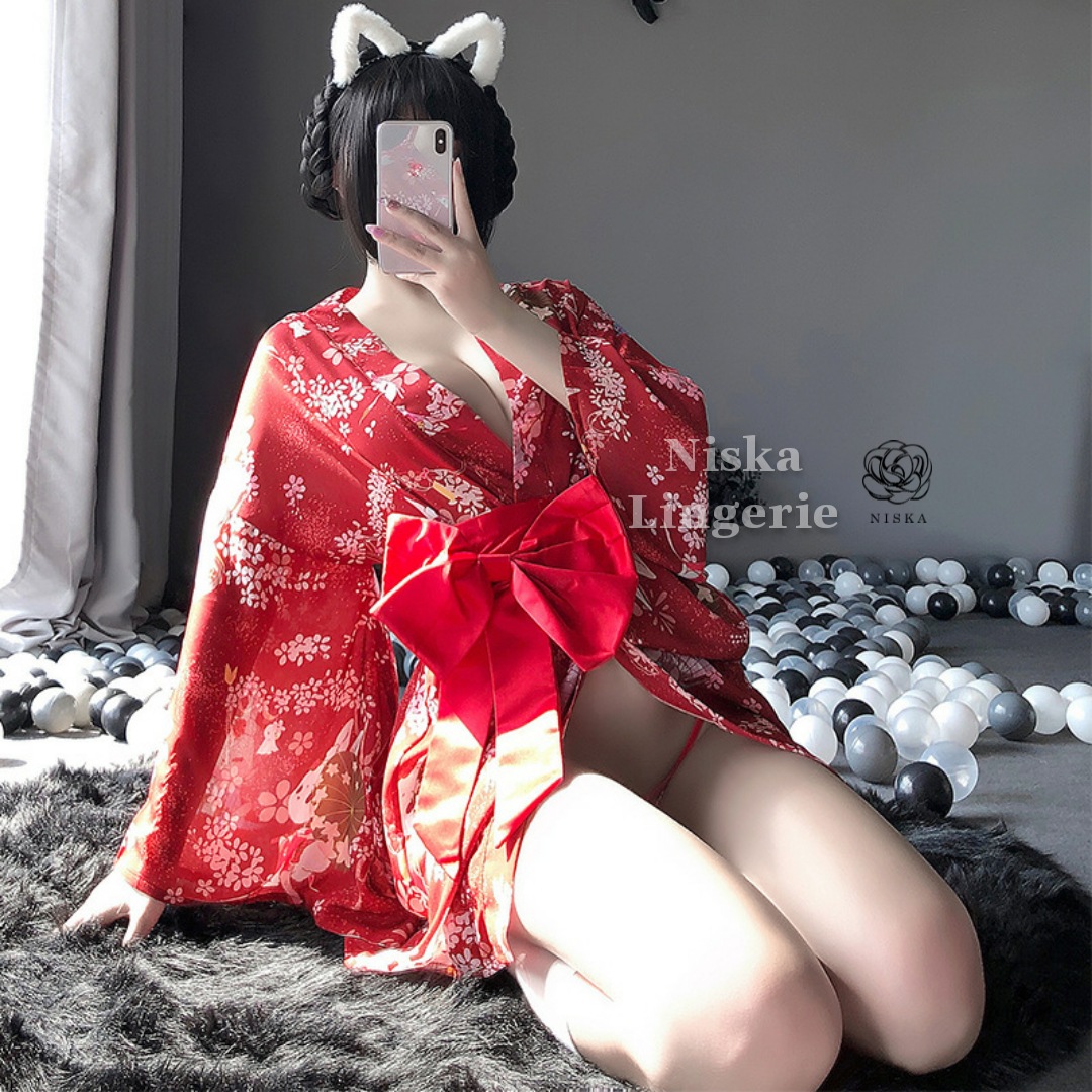 Choàng Kimono Nhật Bản - Mã D210
