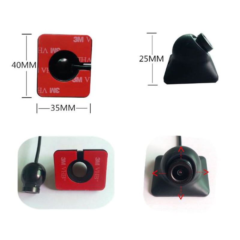 Camera Căn Lề AHD Dán Gương Độ Phân Giải 1080P