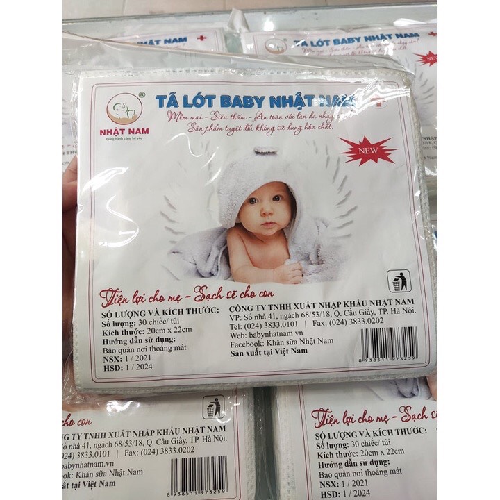 Miếng lót phân su Nhật Nam bịch 30 tờ