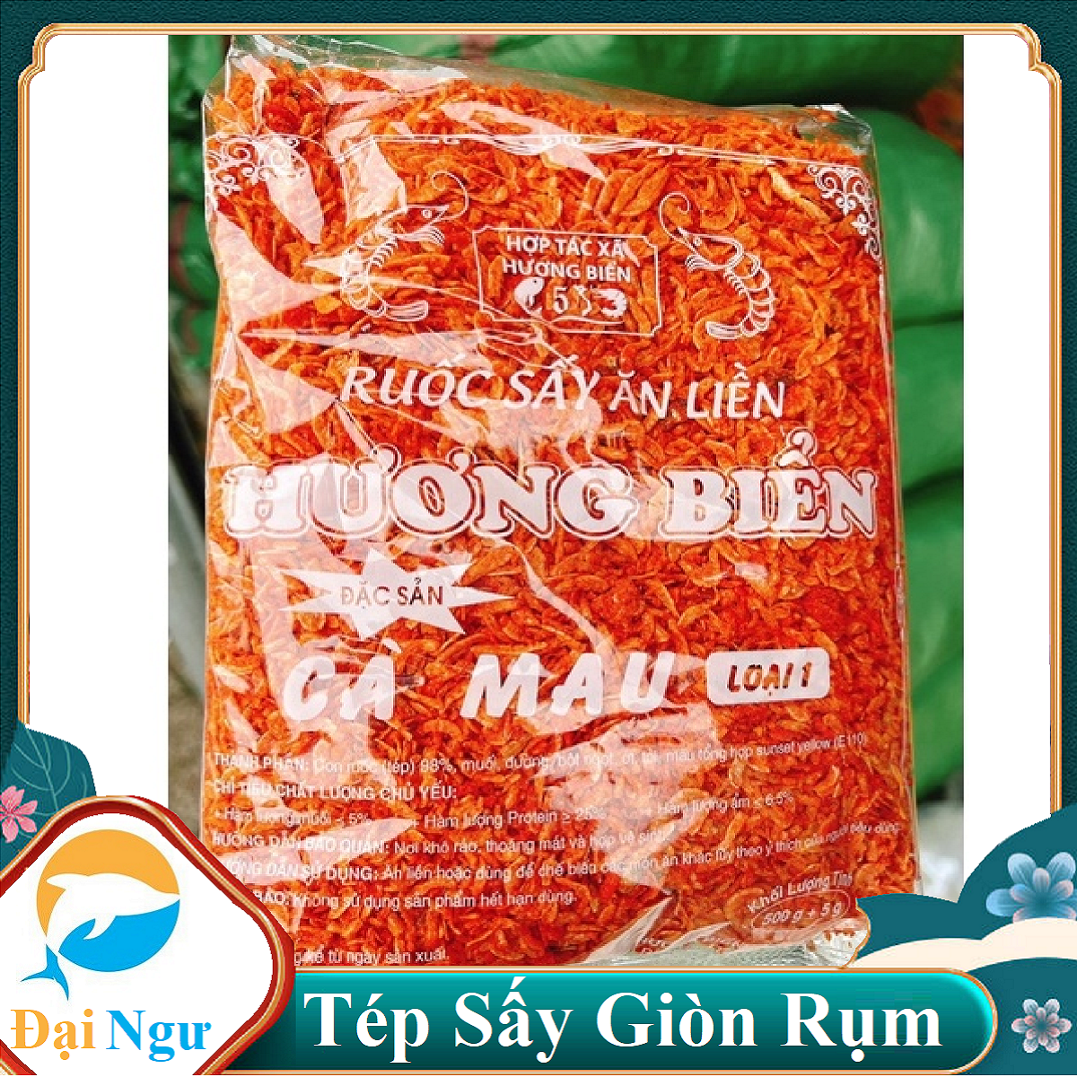 1 KG TÉP SẤY DÙNG NGAY KHÔNG CẦN CHẾ BIẾN. -- ĐẠI NGƯ