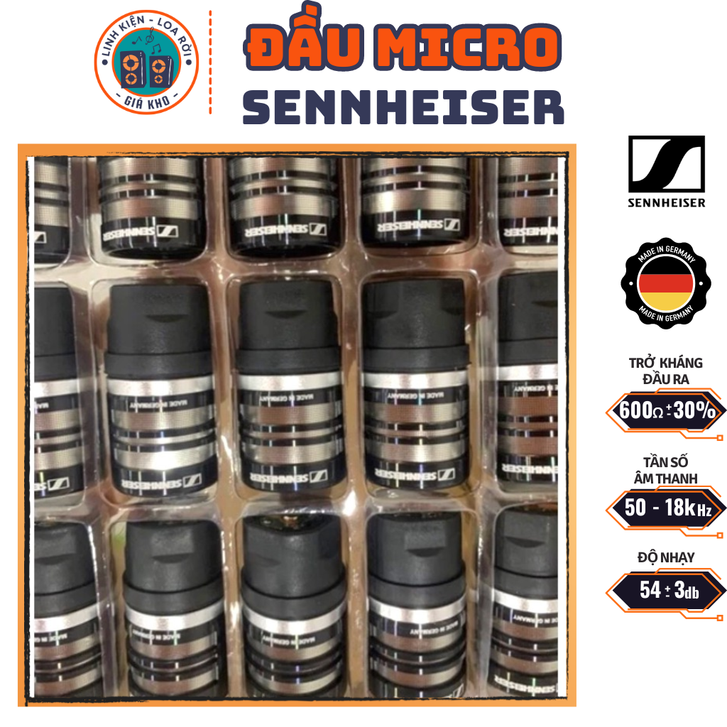 Đầu micro hãng Sennheiser - Hàng nhập