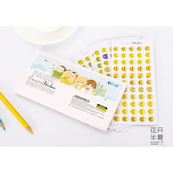 Bộ 660 sticker biểu tượng cảm xúc e00