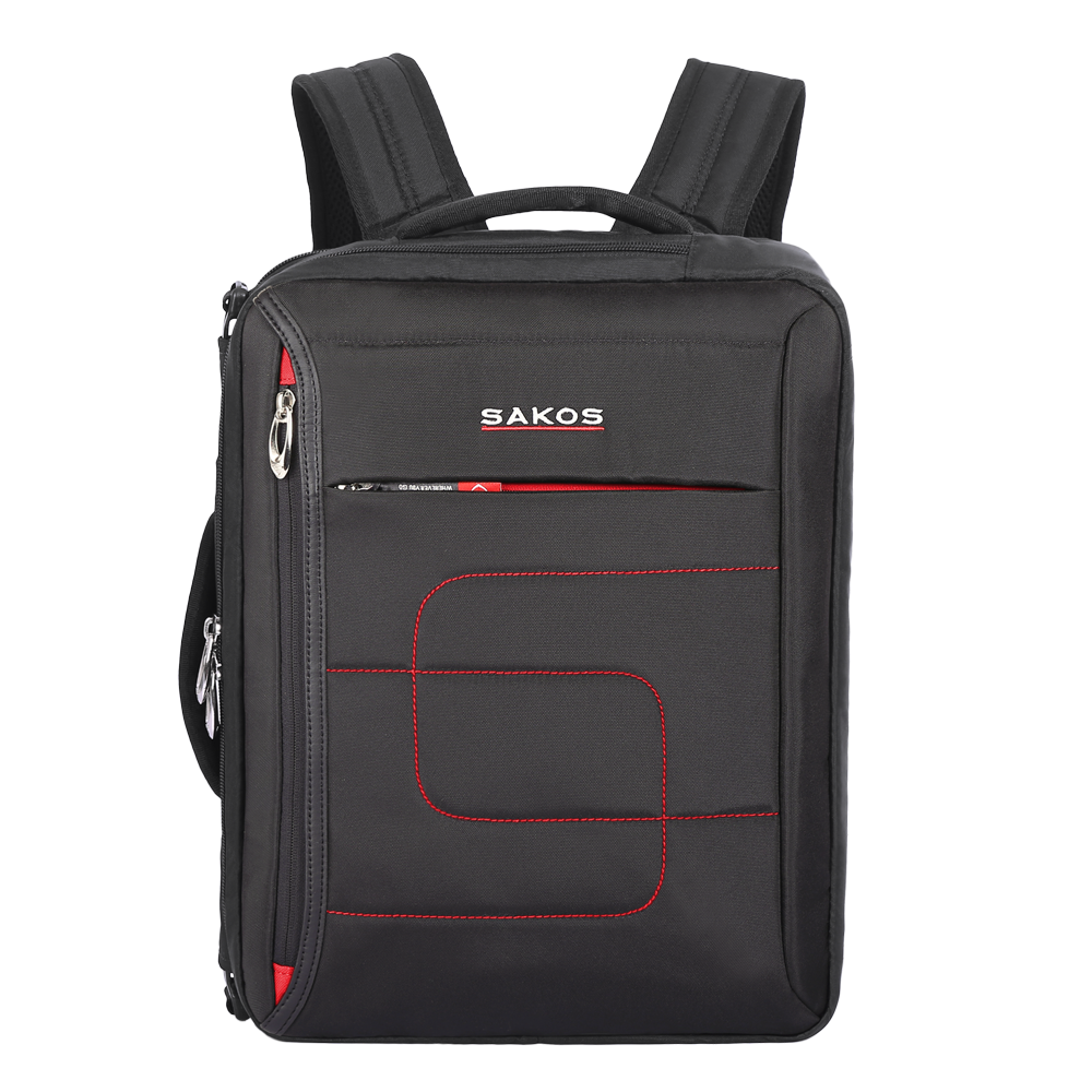 Cặp Đa Năng SAKOS FLASH 10 - Ngăn Laptop 15.6 inch, Chất liệu trượt nước, Chống thấm, Tùy biến linh hoạt.