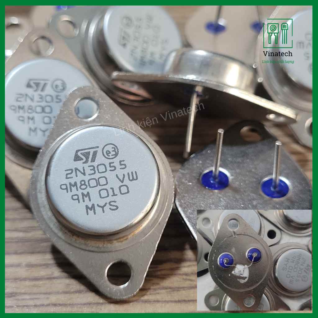 2n3055 transistor Sò sắt 2n3055 malaysia hàng mới chữ lì