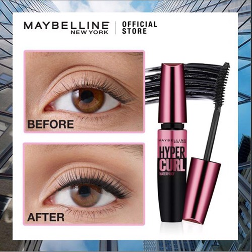 Chuốt mi Maybelline New York Hyper Curl Waterproof -Very Black