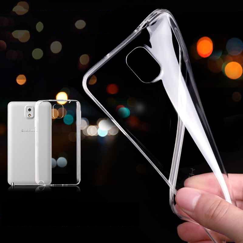 Ốp Silicon cho Samsung Galaxy Note 4 Trong suốt (Loại A+ chống ố vàng)