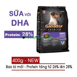 BAO BÌ MỚI - Thức ăn hạt cho Chó Con Ganador Puppy gói 400g - Nông Trại thumbnail