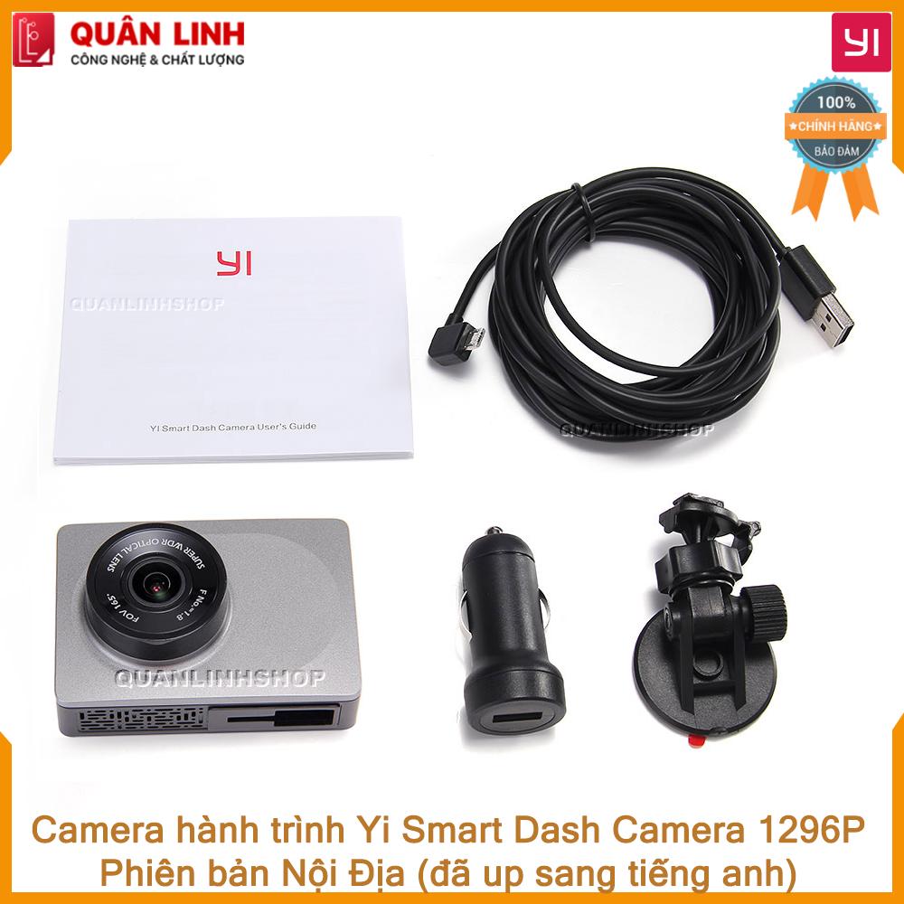 Camera hành trình YI Smart Dash Camera 1296p (có tiếng anh)